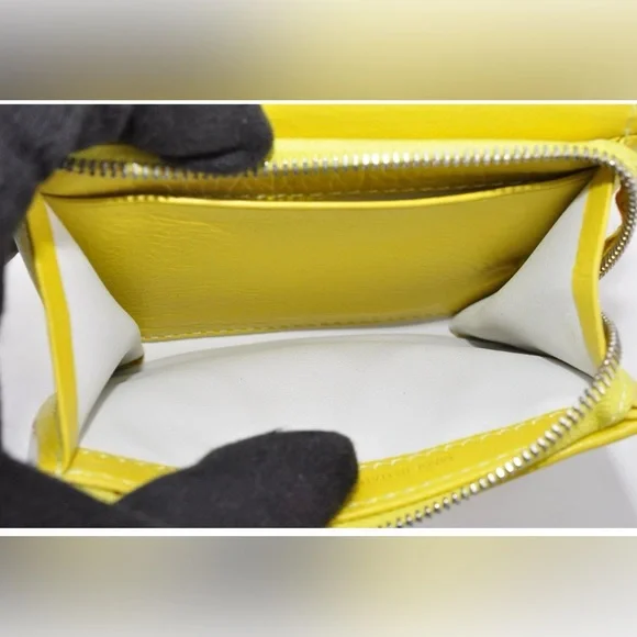 Celine Yellow Floral Vintage Women's Wallet EUC - Picture 9 of 12